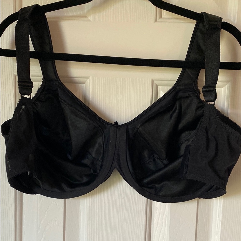 Bali Black Full-Coverage Bra with Supportive Straps 36G - Picture 7 of 8